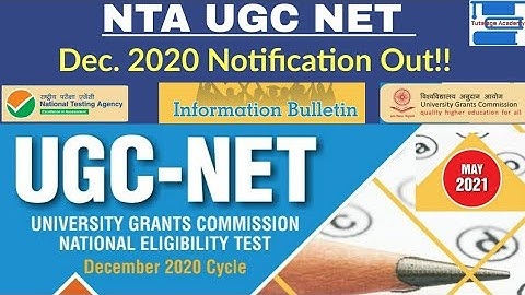 NTA UGC NET (December 2020 cycle) May 2021 Notification Out!! New Eligibility Criteria||