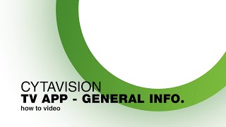 Νέα υπηρεσία Cytavision μέσω εφαρμογής στην τηλεόρασή σου!