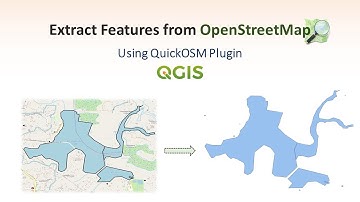 Extract Features as Polygons from Openstreet Map in QGIS | QuickOSM Plugin