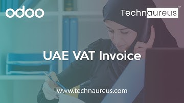 Odoo UAE Vat Invoice | Odoo Accounting | Odoo VAT & TAX