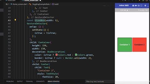 Toggling / Used bool variable | Flutter | Dart