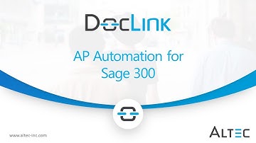 DocLink - AP Automation for Sage 300