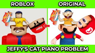 Sml Movie Vs Sml Roblox Jeffys Cat Piano Problem Side By Side