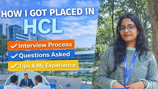How I Got Placed in HCLTech | Interview Process, Questions & Tips | My Placement Journey