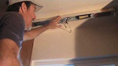 How to Remove Surface Mount Fluorescent Light Fixture...Part 1