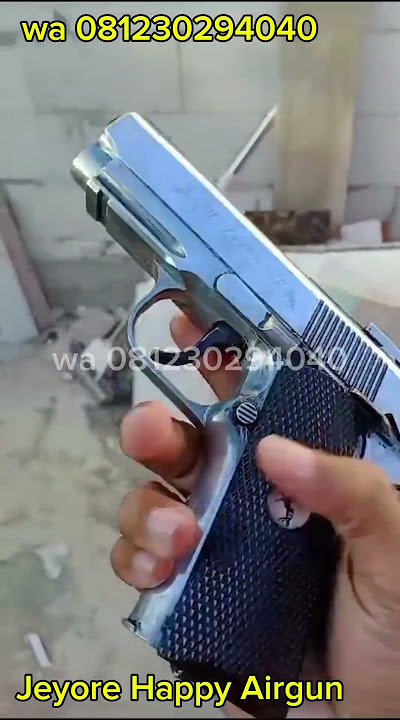 TES POWER AIRGUN AIRSOFTGUN COLT DEFENDER WG 321 FULL UP, JUAL UNIT, GAS CO2, GOTRI, DAN SERVICE