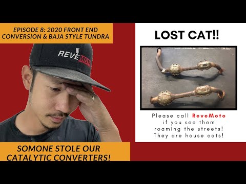 Toyota Tundra stolen catalytic converter & how to prevent it!