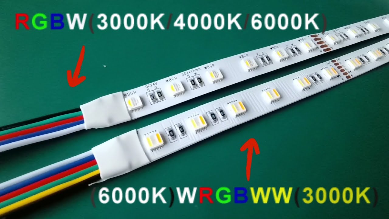 RGBW LED strip light YouTube