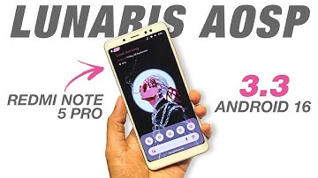 Lunaris AOSP 3.3 Official Update 🤩 | Redmi Note 5 Pro | Added Private Space And More Features