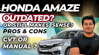 Honda Amaze cvt or manual | Honda amaze pros and cons | #autocritic #hondamaze