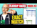 Vlookup Hacks: Hack #3 Exact Match