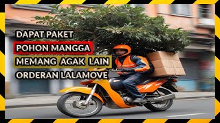 Antar paket pohon mangga | driver lalamove motor indonesia