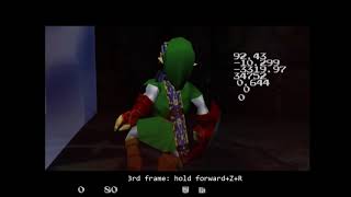 Forest Medallion CS skip with bombchu as adult (extra frames)