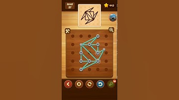 line puzzle string art Juniper level 27