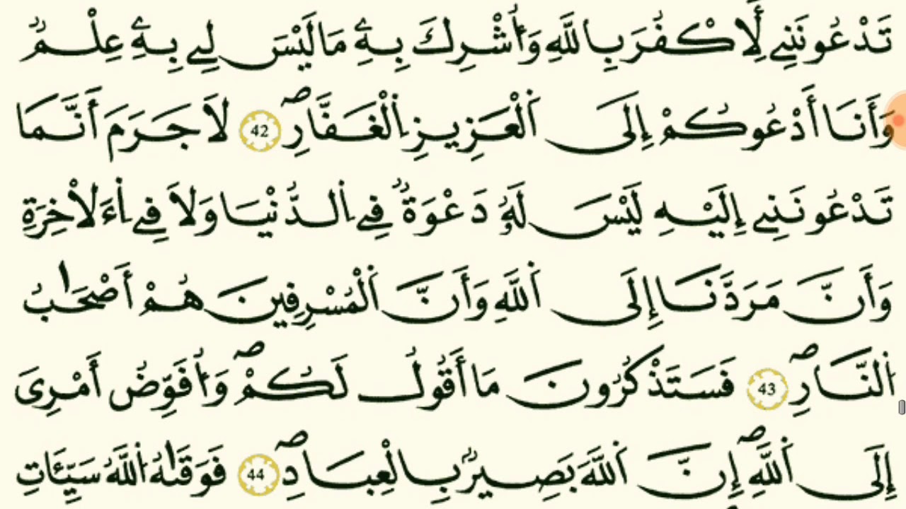 سورة غافر القارئ الشيخ وليد النائحي