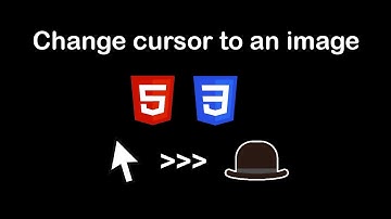 How to add an image as a cursor | Create custom cursor | HTML & CSS