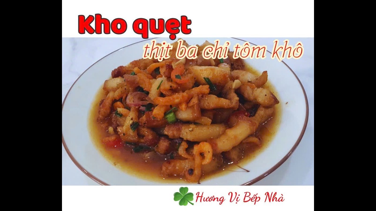 Một món kho quẹt chấm rau củ rất hấp dẫn - Cách làm món kho quẹt tôm thịt thơm ngon