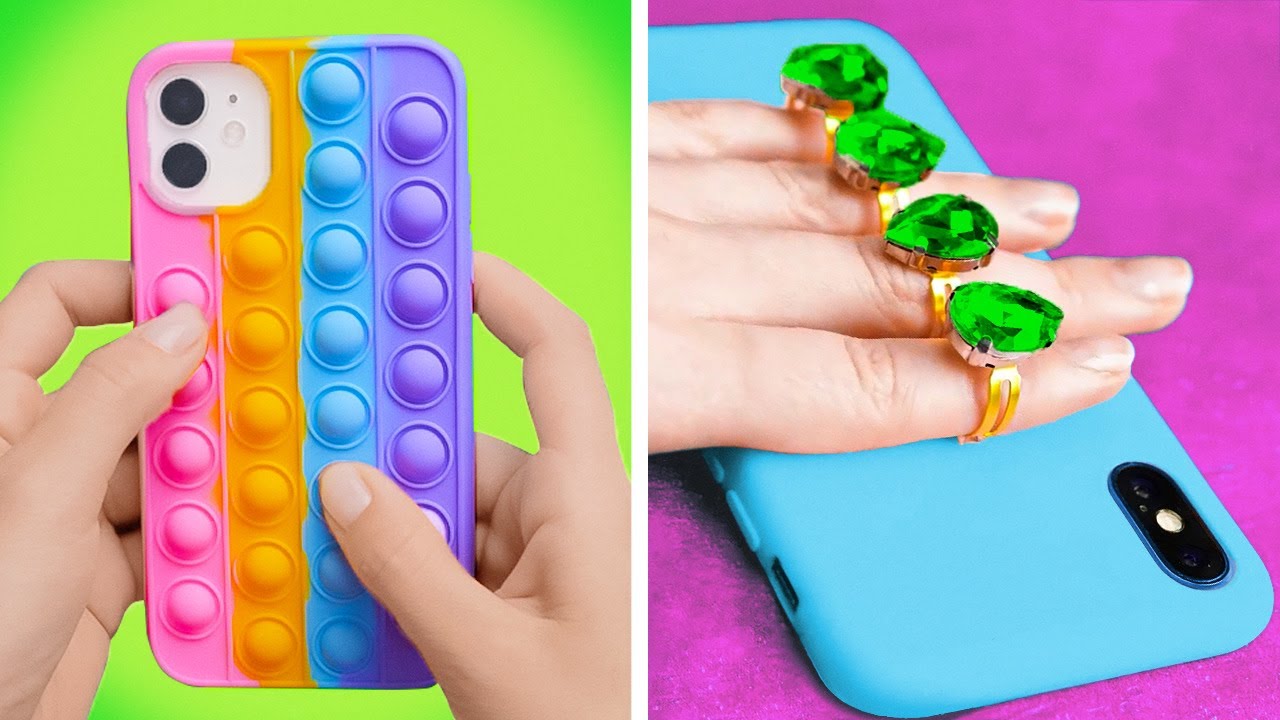 Colorful And Satisfying Phone Case DIY Crafts And Smart Phone Gadgets To Improve Your Life