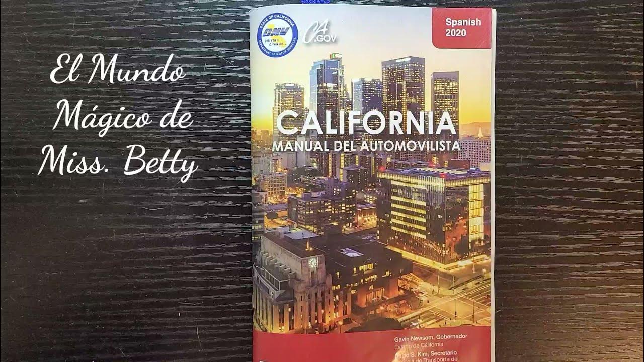 MANUAL DEL AUTOMOVILISTA DE CALIFORNIA 3ra. parte - YouTube