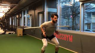 WARMUP-Hip Turns w: Locked Upper Body