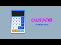 Creat a calcluator . Html,Css and Js Project ..
