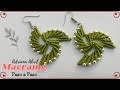 MACRAME: PENDIENTES EN ESPIRAL DE LA VIDA  #8 ♻