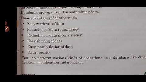Class-8 Computer Chapter-3 MS Access Part-1st