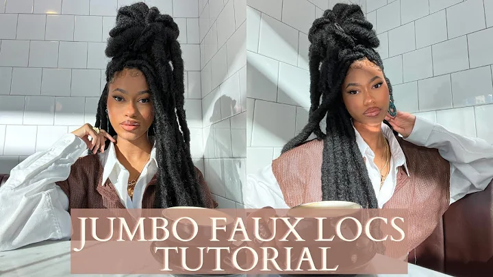 Achieve stunning Jumbo Faux Locs with this easy tutorial