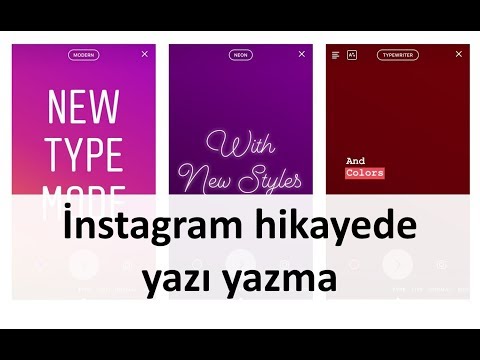 İnstagram hikayede  şekilli yazı yazma **Altyazılı**