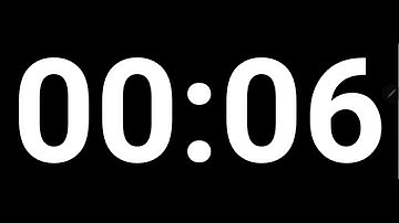 10 Seconds Counting Timer with clock ticking sound and Finish Bell