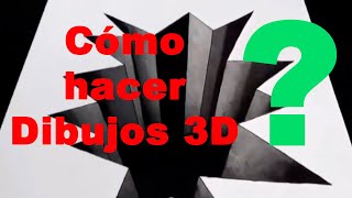 Como dibujar dibujos 3D FACILES