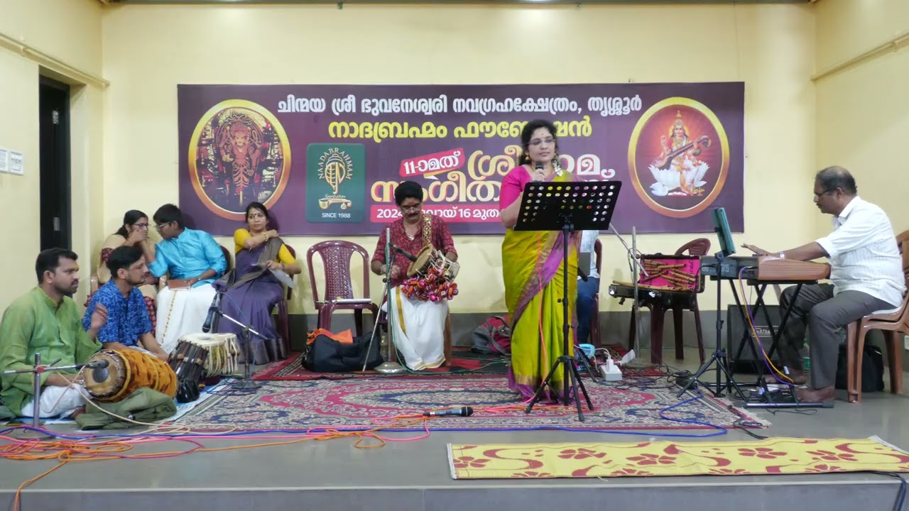 Geetha Devnadh Praying @ Chinmaya Bhuvaneswari Navagraha Temple