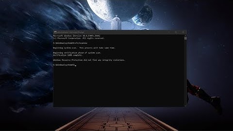 Windows 7,8,10,11 corrupt file scan