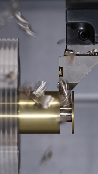 Tried 9mm ○○ Machining with a Grooving Tool! #shorts #cnc #machine #engineering #tools