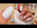 Sweterek na paznokciach krok po kroku | Zimowe paznokcie | Easy winter nail art tutorial