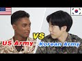 Korean Soldier Meets American Soldier FOR THE FIRST TIME!  [Korean VS US Army]