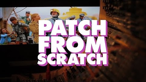 Patch From Scratch - A Very Basic Demonstration Of How I Trigger Video Clips With The Modular