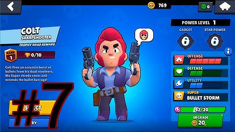 Brawl Stars - Gameplay Walkthrough Part 7 - Colt (Android, iOS)