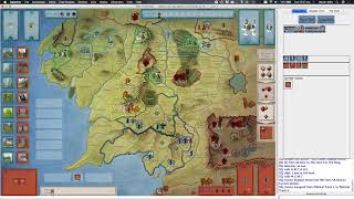 War of the Ring Boardgame - Java Online setup & playthrough screenshot 1