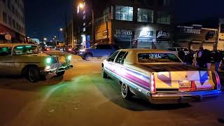 DOWNTOWN LOS ANGELES LOWRIDERS HOOPTY CC CRUISE AND HOP❗❗❗