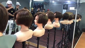 Lớp dạy cắt Vidal Sassoon | Các kiểu cắt tóc ngắn đẹp | Dung Trần Academy