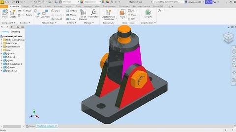 Machinist Jack Autodesk Inventor 2023 2022 2021 2019 Tutorials #cad #cam #inventor2023