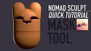 Why you should be using the MASK tool! Nomad Sculpt Quick Tutorial