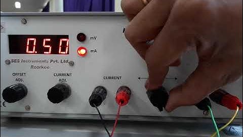 Exp 3 Study of Hall Effect