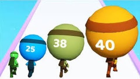 Big Head Man Run   All Levels 1 To 13 Numbers Gameplay