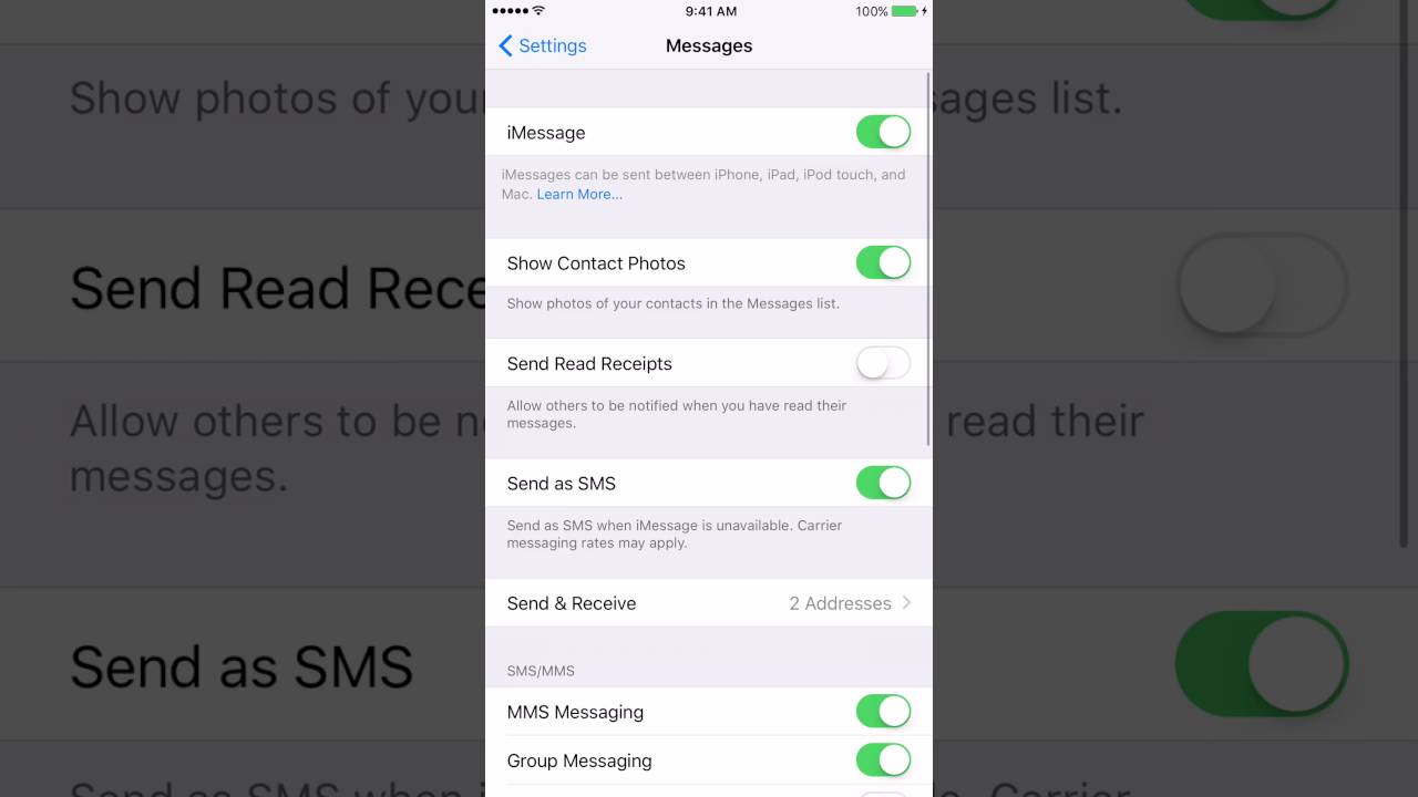 How To Turn Off Send Read Receipts YouTube
