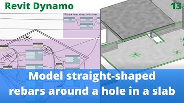 Revit dynamo - model straight-shaped rebars in a foundation slab - example 13