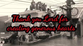 Prayer for the Victims of Typhoon in the Philippines