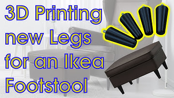 3D Printing Legs for an Ikea Strandmon Footstool