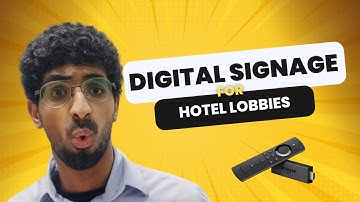 Display a slideshow for a hotel lobby using posterbooking free digital signage 2024